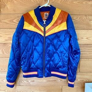 Classic Rock Couture Original Blue Rising Sun Bomber Jacket